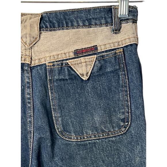 Cowden Jeans Mens Size 28" Made in USA Heavy Denim Straight Leg Vintage 80s - Picture 6 of 9